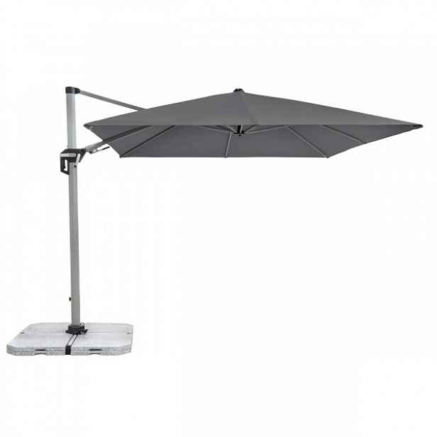 Výkyvný zahradní slunečník s boční tyčí Doppler ACTIVE 350  x 260 cm, antracit DP469266840