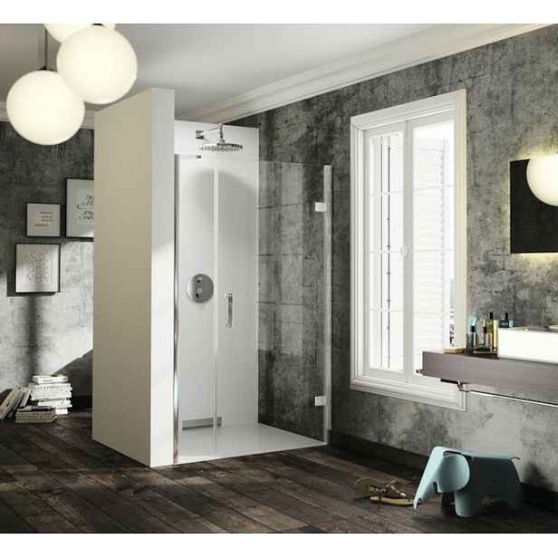Sprchové dveře 120x200 cm pravá Huppe Solva pure chrom lesklý ST3004.092.322
