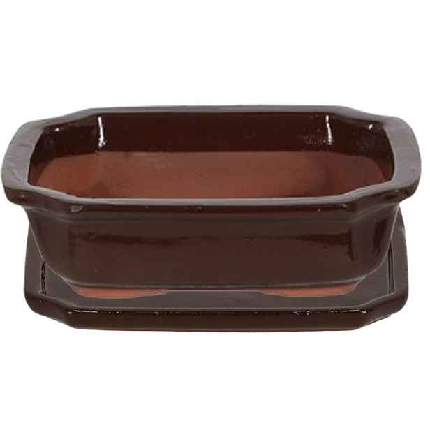 Esschert Design Květináč BLUMA 21 cm hnědý