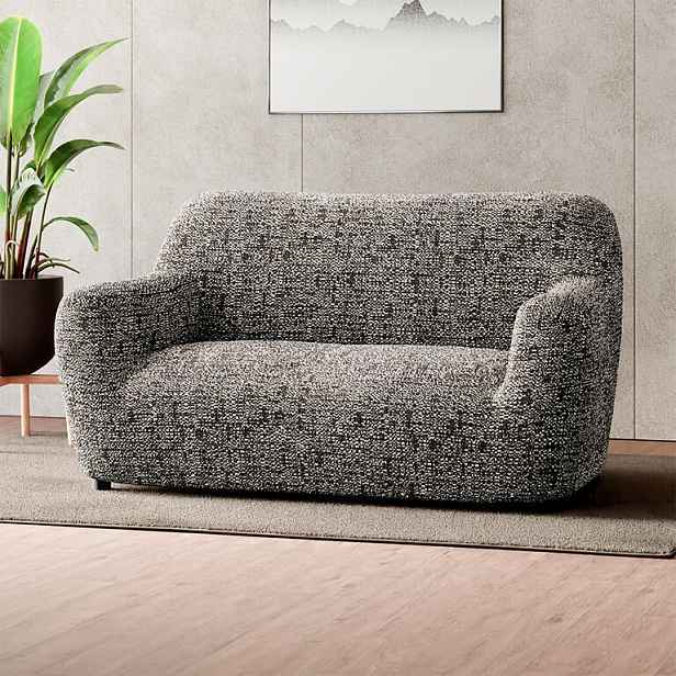 GA.I.CO decoDoma napínací potahy na sedací soupravu bielastický GLORIA hnědá na sedačku - dvojkřeslo 120 - 160 cm