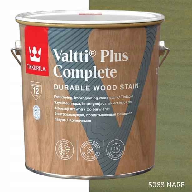 Tikkurila Lakovací Hmota Valtti Plus Complete 2,7L Barva 5068 Nare