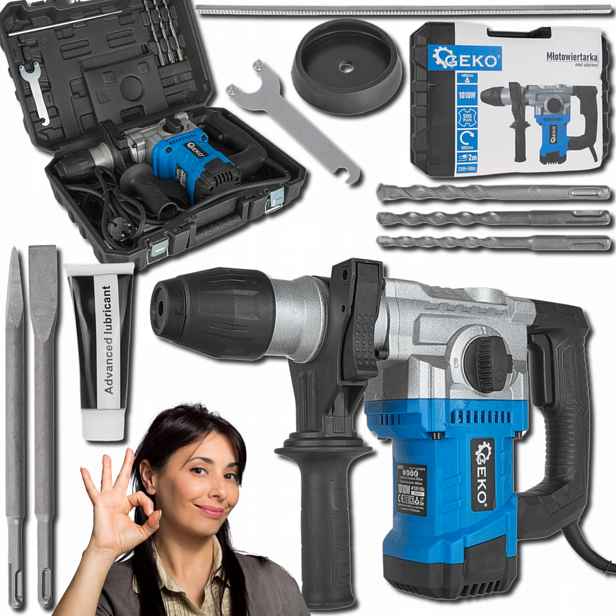 Vrtačka Sds Plus 1010W 4J Beton Dřevo Ocel Kufr Vrtáky Dláto