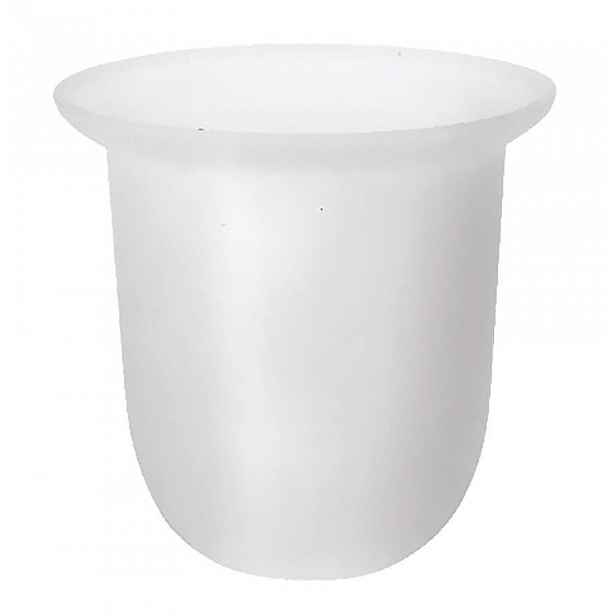 SAPHO - Miska na WC štětku pro X-ROUND/X-SQUARE/X-STEEL/INSIA/LARISSA, mléčné sklo NDX310