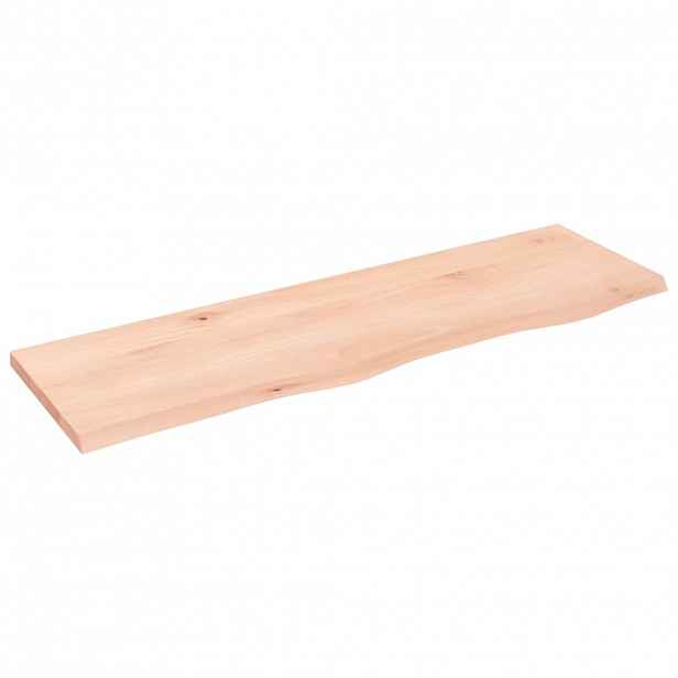 vidaXL Koupelnová deska 100 x 30 x 2 cm neošetřené masivní dřevo