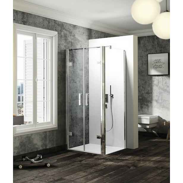 Sprchové dveře 100x200 cm Huppe Solva pure chrom lesklý ST4106.092.322
