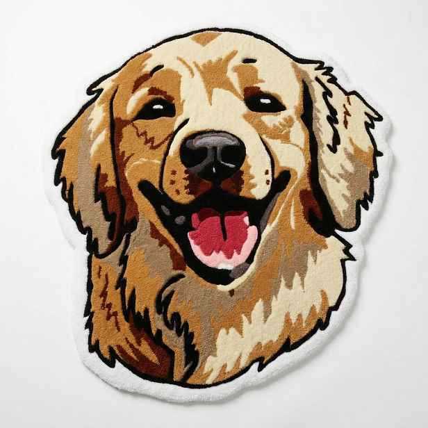 Kusový koberec U.Rug Žeryk, 100x100, béžová, černá, dětský pokoj, U.Rug koberce
