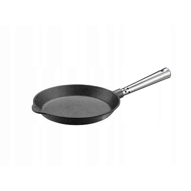 Skeppshult Professional Plechová pánev s ocelovou rukojetí 22 cm, černá