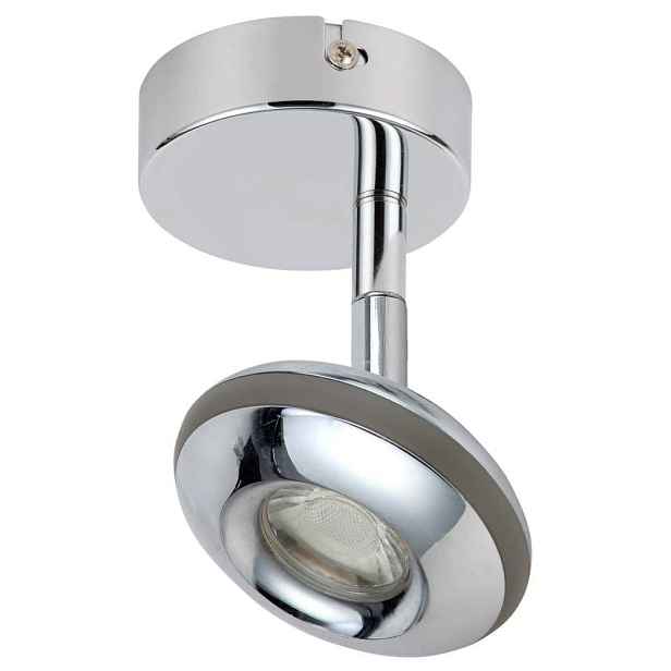 Nástěnná LED lampa SKIPPER, kloubová hlava, CHROM