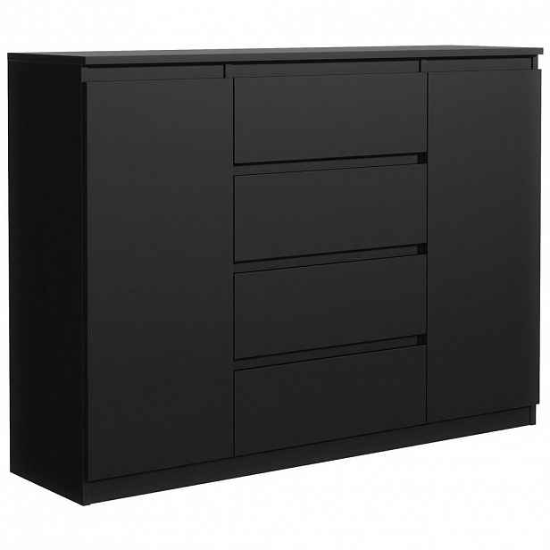 RAUMHIRSCH FURNITURE KOMODA černá 139/102/39
