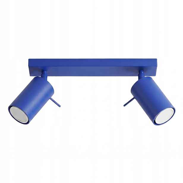 Sollux Lighting stropní svítidlo lišta 2xgu10 30 cm modrá ring