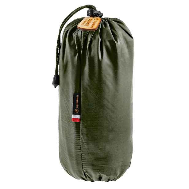 Turistická houpací síť pro kempování TigerWood Vážka V1 Long Olive s moskytiérou