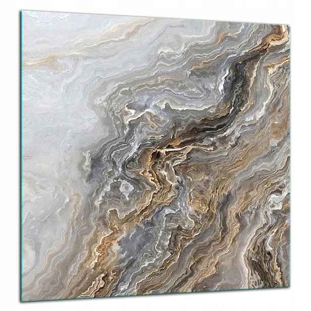 Skleněná Ochranná Deska Panel Lepidlo 60x65 Mramor