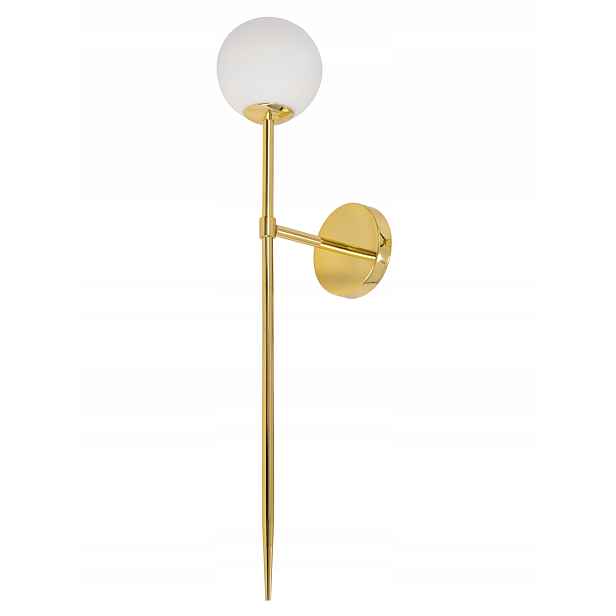 Lampa Nástěnná Lampa Zlatá Vysoká Nástěnná Moderní 90 cm