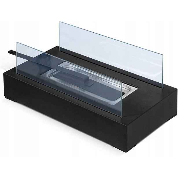 Volně stojící biokrb Jago 35 x 15 x 18 cm černý