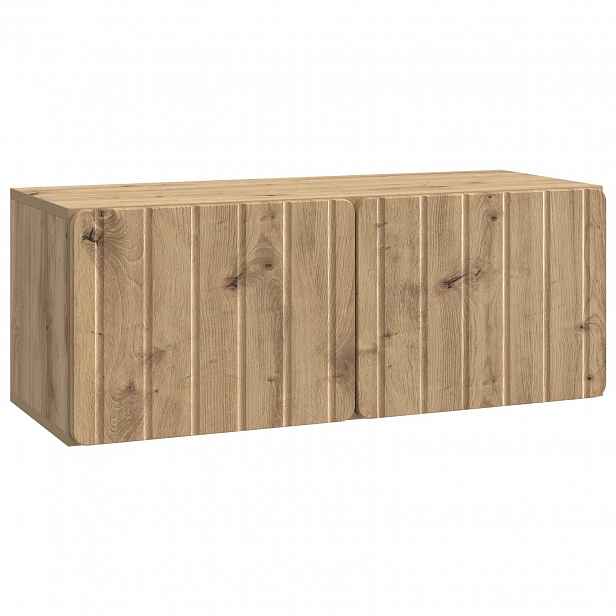 vidaXL Nástěnná TV skříň 78,5 x 31 x 30 cm Dub artisan