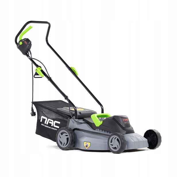 Nac Lehká Elektrická Sekačka 1500W 28L 37CM Sečení U Okrajů