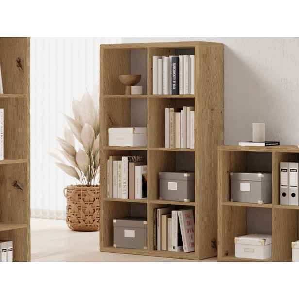 Regál Style 4x2, dub artisan