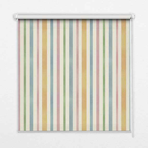 TULUP VNITŘNÍ roleta - okenní roleta - roleta - 60x140 cm - Barevné svislé pruhy