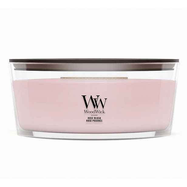 Vonná svíčka Elipsa WoodWick Rose Blush