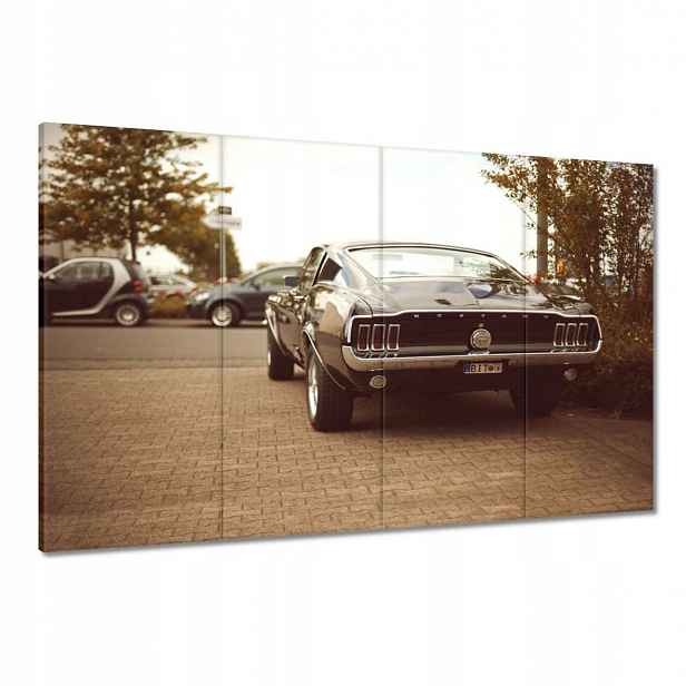 Obrázky 120x80 Ford Mustang Černobílé