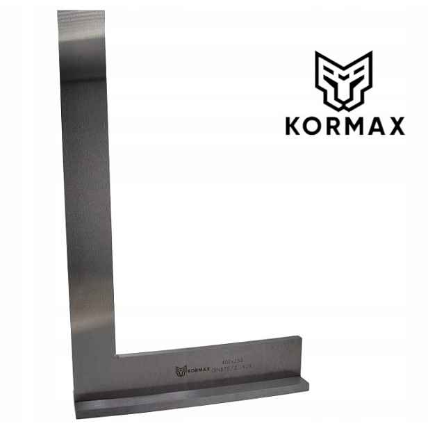 Zámečnický Úhelník Se Stopkou 400x250mm 90° nerezová ocel Inox Se Základnou