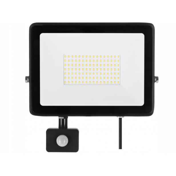 Lampa Halogen Reflektor Bílá Studená 100W IP65 Snímač pohybu soumraku