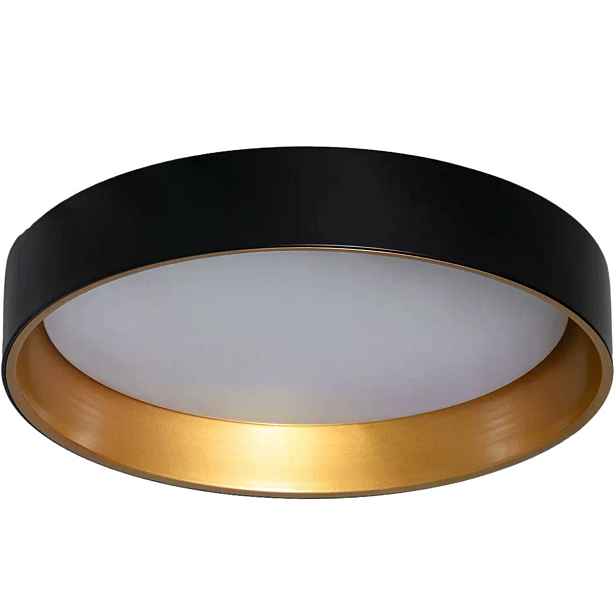 Stropní svítidlo stropní svítidlo Led do ložnice černá zlatá kulatý 45 cm Abruzzo