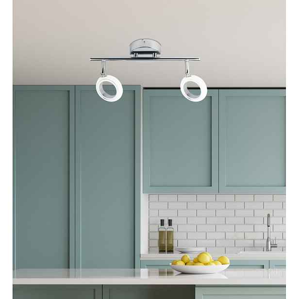 Nástěnná lampa Aurelion LED pásek chrom 3000K
