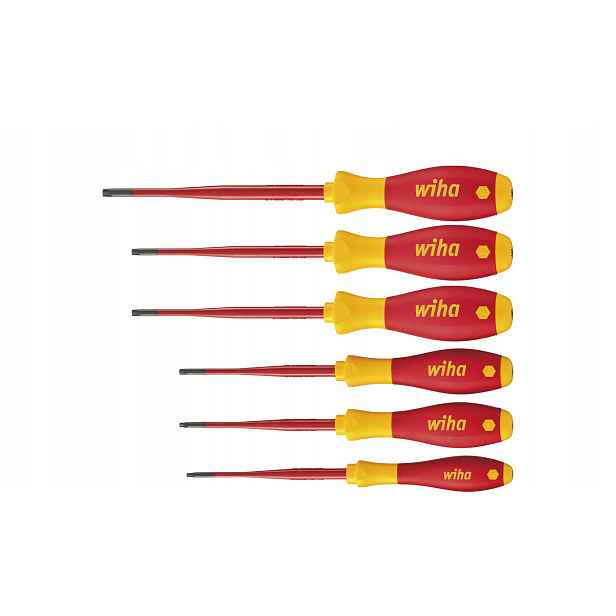Sada Izolovaných Šroubováků 6 Ks Torx Softfinish Pro Elektrikáře Wiha 41245