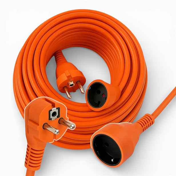 Prodlužovací Kabel 50 m 3x2,5 mm² silný oranžový stavební kabel
