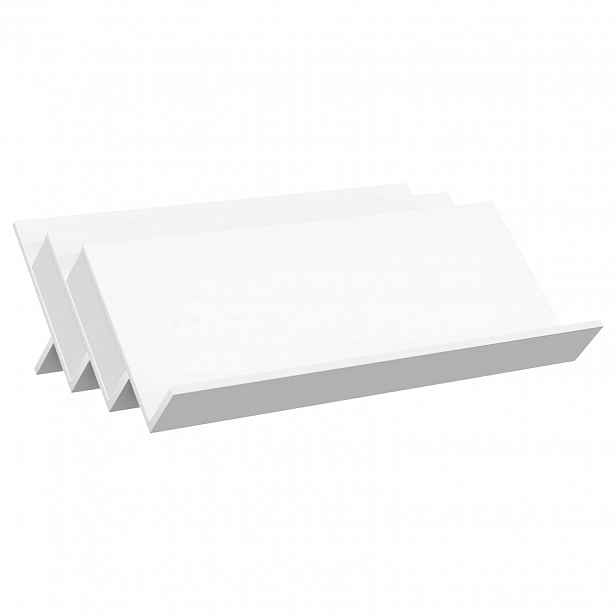 vidaXL Regál na časopisy Bílá 90 x 53 x 28,5 cm Kompozitní dřevo