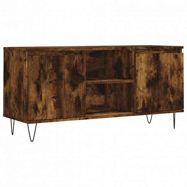 vidaXL TV skříňka kouřový dub 104 x 35 x 50 cm kompozitní dřevo