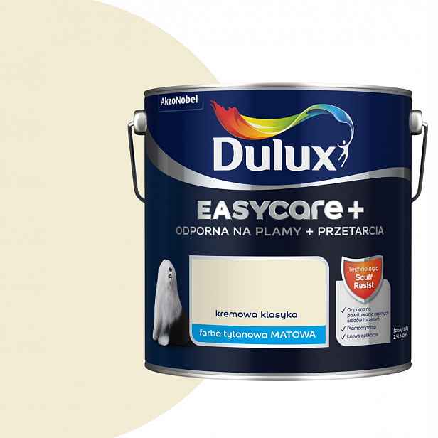 Dulux EasyCare Plus 2,5L Krémová klasika