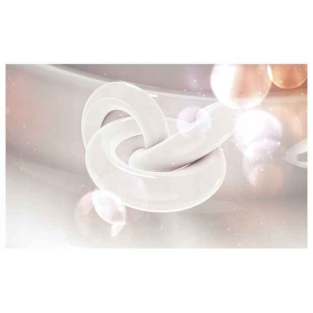 Fototapeta Bílé abstraktní kruhy Minimalismus Styl 520x318 pokoj lepidlo