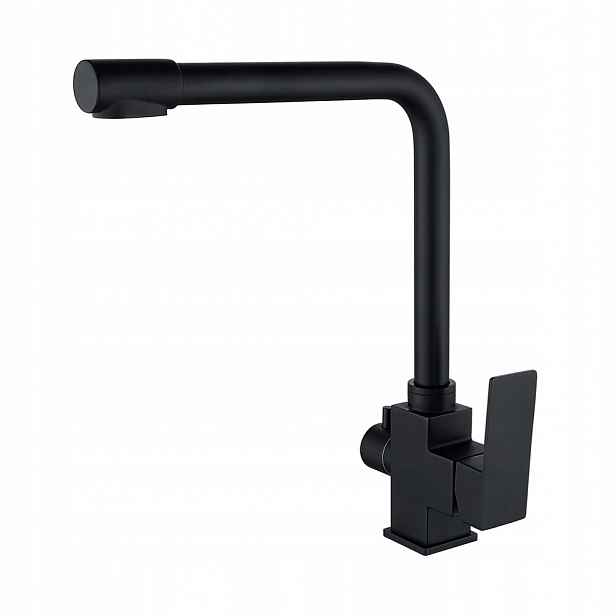 Kuchyňská baterie Wezer PRO4C-02-BLACK s připojením na vodní filtr