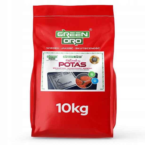 Letní, podzimní hnojivo Draslíková sůl 60% Draslík na Trávy zeleniny 10 kg