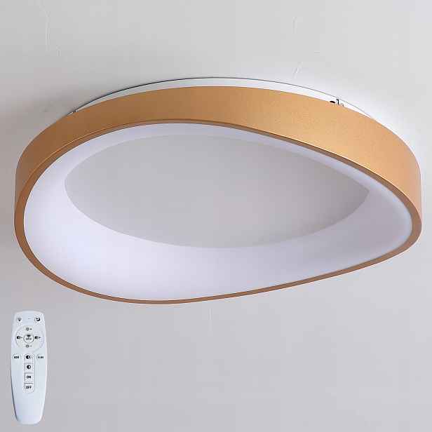 Moderní zlatá závěsná Led lampa Dálkový Ovladač do obývacího pokoje