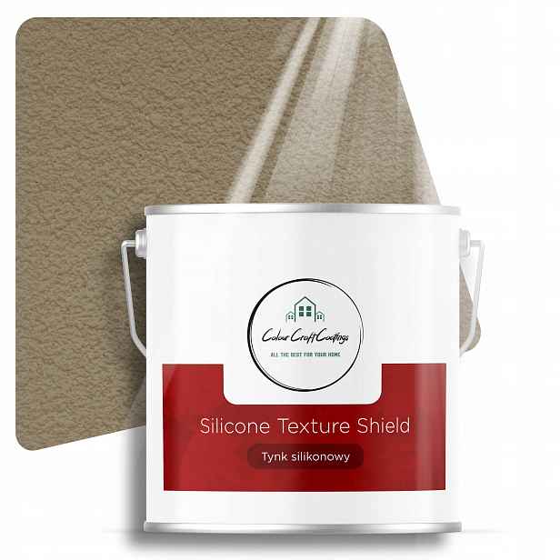 Silikonová omítka 1,5 mm Baranek Khaki 7KG F455