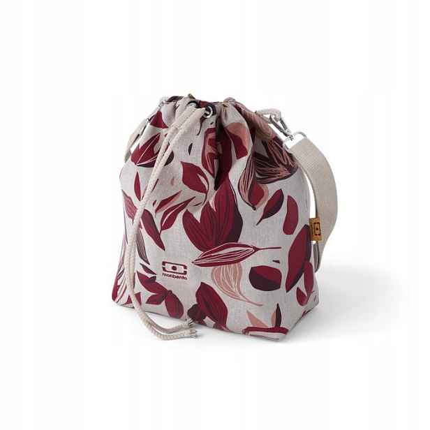 Taška MonBento LunchBag Moka s popruhem 5,7L Vegetal Red