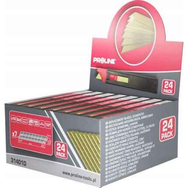 Vyměnitelné čepele 18 x 0,5 mm SK5 10 ks titanové Display Proline 31401D