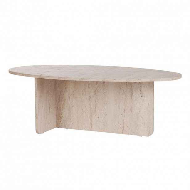 Calicosy KONFERENČNÍ stolek s oválnou deskou, délka 125 cm - ANNA