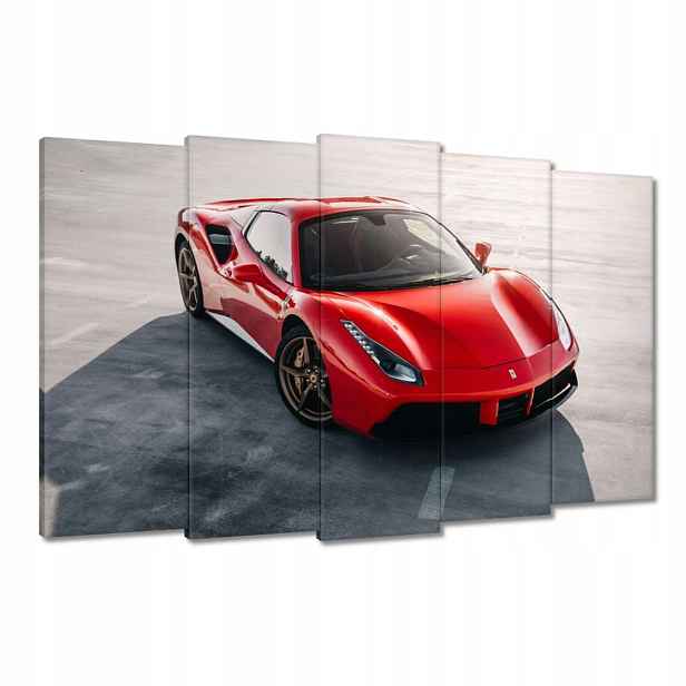 Obrazy 150x95 Červené Ferrari Střela