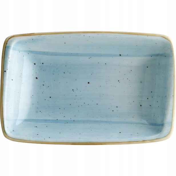 Talíř obdélníkový Bonna Aura Aqua 15x9 cm 12 ks