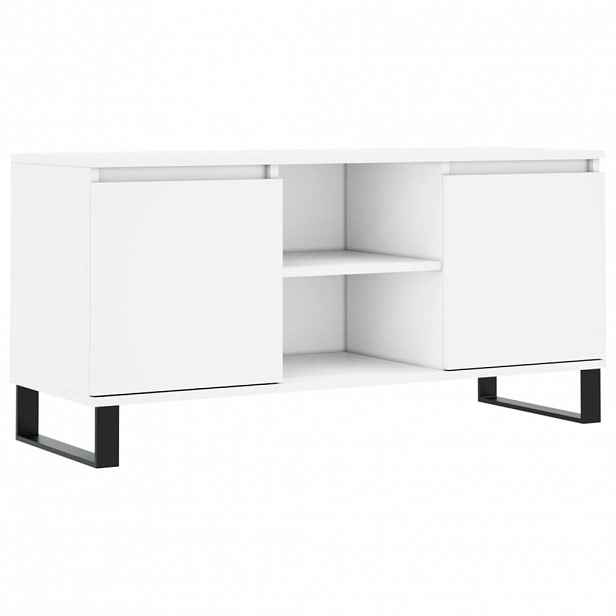 vidaXL TV skříňka bílá 104 x 35 x 50 cm kompozitní dřevo