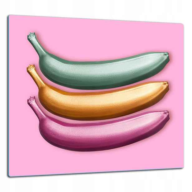 Skleněná Ochranná Deska Panel Lepidlo 65x60 Banán