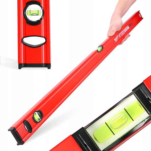 Magnetická Vodováha Milwaukee 100 cm Vodováha Waserwaga Aluminiová S Ga