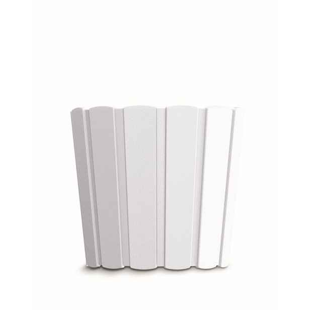 Prosperplast Květináč Boarde basic bílý, varianta 23,9 cm