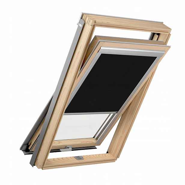 Roleta Termo na okna RoofLITE+ Dakstra Dakea Velux Fakro 78x140 M8A černá