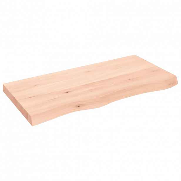 vidaXL Koupelnová deska 100x50x(2-6) cm neošetřené masivní dřevo