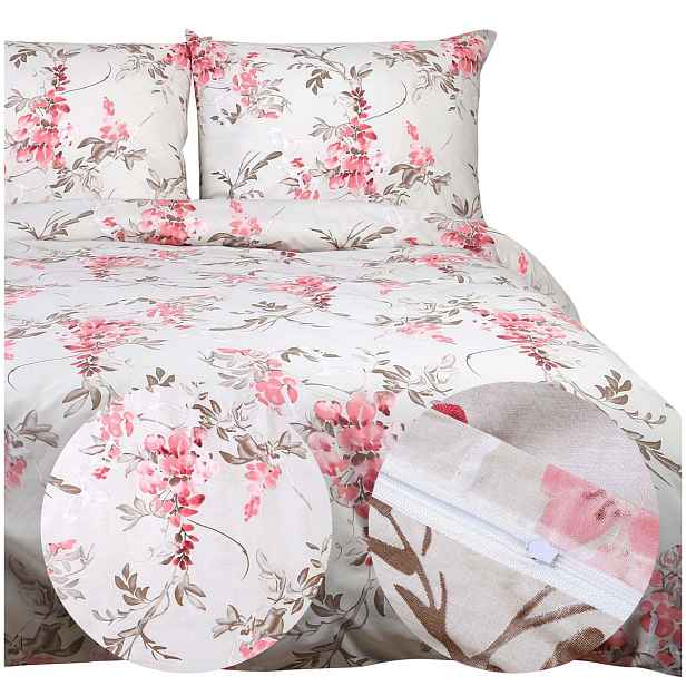 Povlečení Bavlněné 220x200 3 Č. 2 povlečení 70x80 Cotton Love měkká